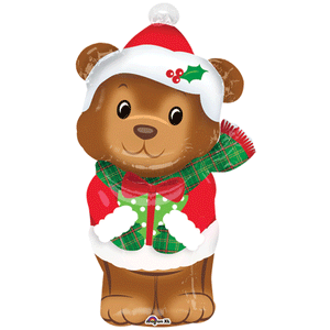 21" Christmas Bear JR Shape