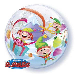 22" Limited  Merry Elves Bubble