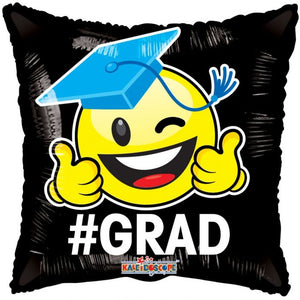 18" # Grad Smiley Gellibean