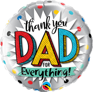 18" Thank You Dad For Everything!